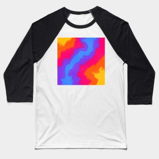 tie dye-ish Baseball T-Shirt